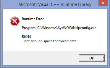 Technical Guide To Fix R6016 Runtime Error In Windows 10 8 7